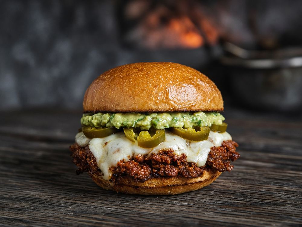 Hamburguesa Norteña de Valhalla Grill de Barrio