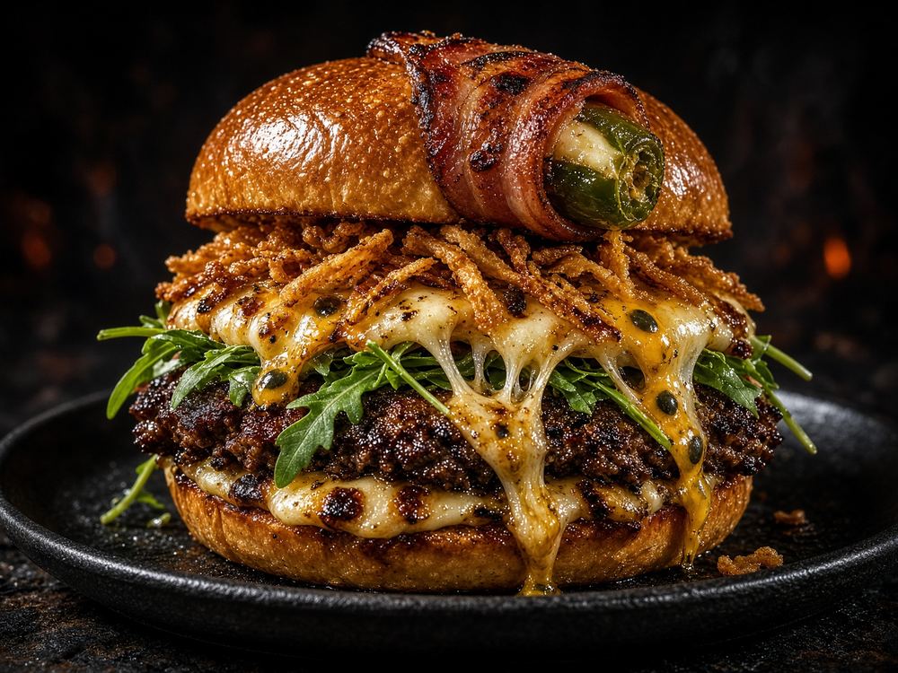 Hamburguesa Ragnarok de Valhalla Grill de Barrio